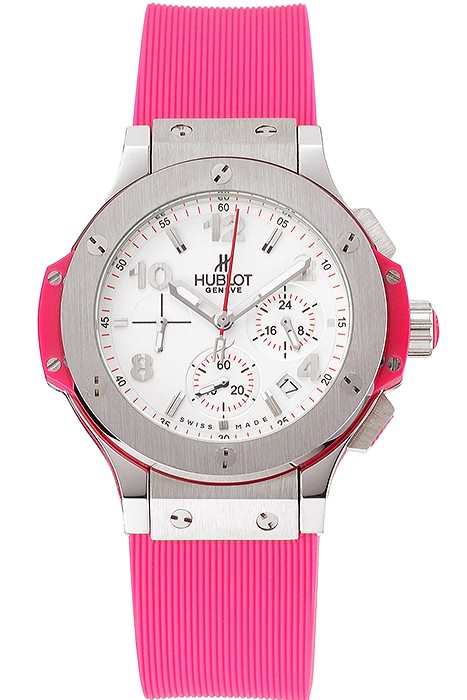 Hublot Big Bang Pink Strap White Dial Watch