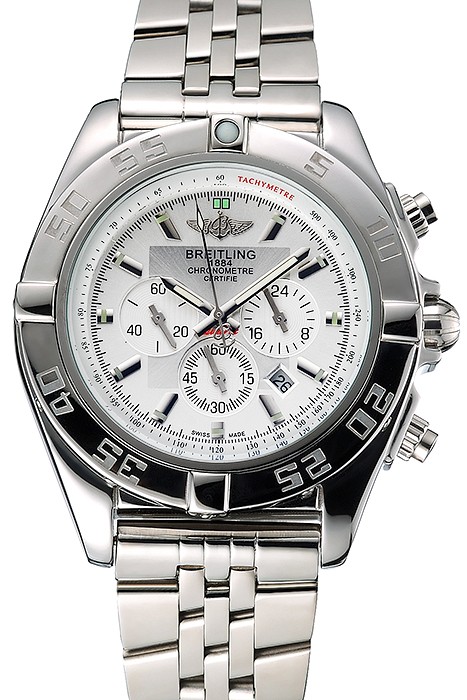 Breitling Chronomat White Dial Stainless Steel Case And Bracelet 622223