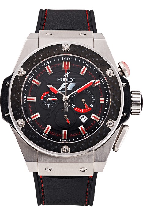 Hublot Big Bang King Power Formula 1 Stainless Steel Case Black Dial 622248