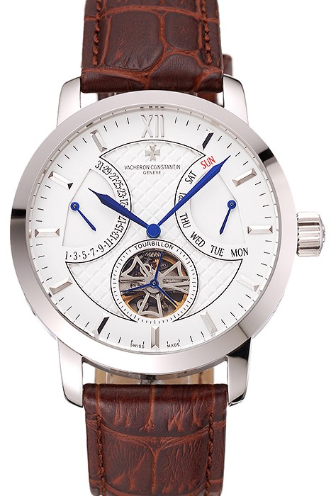 Vacheron Constantin Luxury Leather Watch 80228